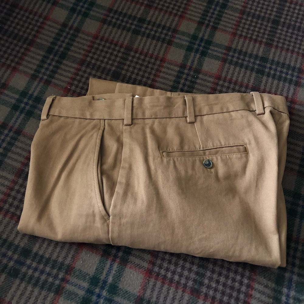 BROOKS BROTHERS 346 British Tan Twill Chinos 40/30